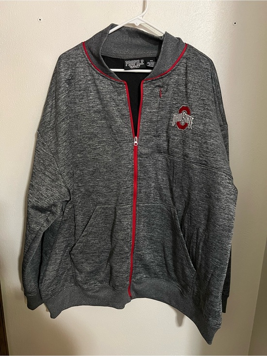 Profile Varsity Other - PROFILE VARSITY Classic Ohio State Buckeyes Full Zip Jacket Grey Red Men's 4XL